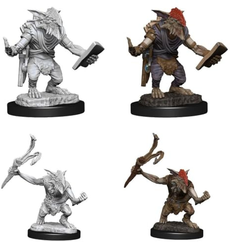 Dungeons & Dragons Magic The Gathering Unpainted Miniatures: Goblin Guide & Goblin Bushwhacker (6 Units)