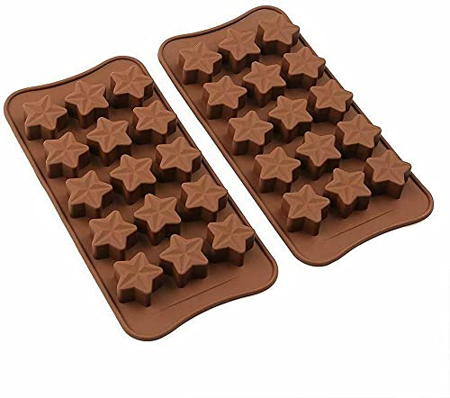 Golddunes 1pc Star Silicone Mould Ice, Yoghurt, Candy, Sweet, Jelly, Wax, Chocolate, Muffin, Soap, Cake, Baking Mould