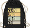 Shirtracer Turnbeutel Rucksack - 50. Geburtstag - Zehnundvierzig - Unisize - Schwarz - geschenke für damen ab 50 50.geburtstag geschenkbeutel zum 50er beutel geschenktasche (50) stoffbeutel