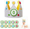 Geburtstagskrone, Geburtstagskrone Kinder, Krone Geburtstag, Geburtstagskrone Stoff, Geburtstag Kinderkrone für Jungs & Mädchen mit Auswechselbaren Zahlen von 0 - 9, 27 x 17 x 2.3cm, Grau