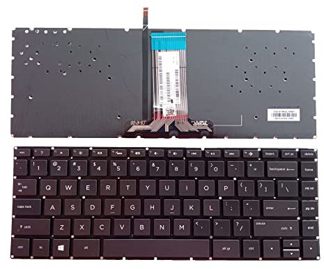 New Laptop Keyboard for HP Pavilion 14-AB000 14-AB 14-AB057CA 14-AB100 14-AB154CA 14-AB166US Backlit US Black Unframed