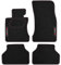 MOTOS Personalisierte Velours-Fußmatten Carbon Series passend für BMW 5er E60 2003-2010 - Premium, Carbon, Rot Frischen Sie den Look Ihres Autos mit Velours-Fußmatten im hochmodernen Carbonfaser-Desig