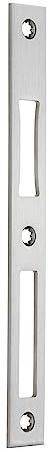 BKS Türrahmen Flachschließblech B-9000 eckig Stulp: 216 x 24 x 3 mm, Edelstahl, Türschließblech DIN L/R