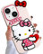 Ealievor Kompatibel mit iPhone 13 Hülle, Cartoon Niedlich Lustige Kawaii Katze Kitty Handyhülle 3D Charakter Weiche Silikon Hülle für Kinder Mädchen und Damen