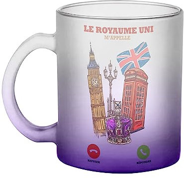 Fabulous Tazza in vetro viola - Il Regno Unito mi chiama Culture Londra