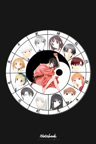 Fruits Basket Anime Notebook: Blank Lined Notebook, Journal, Diary, Note Pad, Writing Notes, 120 Pages, For Students, Work or Personal Use