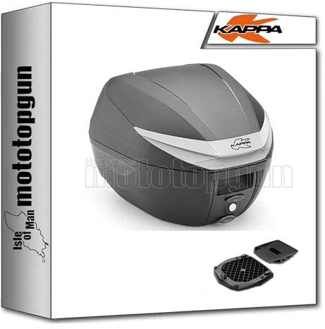 kappa k3000n + ke3411 koffer k3000n + trager kompatibel mit piaggio beverly 125 250 400 2004 2005 2006 2007 mototopgun