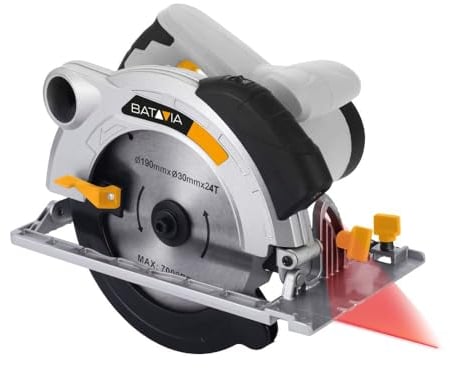 Batavia Cirkelzaag 1600W - Geeignet zum Schneiden von Blechen und Platten - Maxxseries