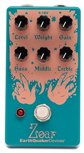 EarthQuaker Devices Zoar Dyanamic Audio Grinder, Water Blue and Coral (Focus Camera Exclusive)