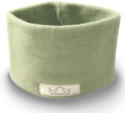 WOOFFANY Loop-Schal Design Sarah - 100% Baumwollfleece - waschbar bei 30° - für kleine Hunde bis mittelgroße Hunderassen - Handgefertigt in Deutschland
