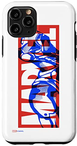 Marvel Logo Iron Man Comic Art Avengers Case for iPhone 11 Pro
