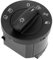 TKSE Comando Interruttore Fari, Controllo Interruttore della Lampada del Faro Dell'auto 1K0941431N Nero Cromato Comando Interruttore Fendinebbia Adatto Per I Modelli MK5 MK6 2005-2013