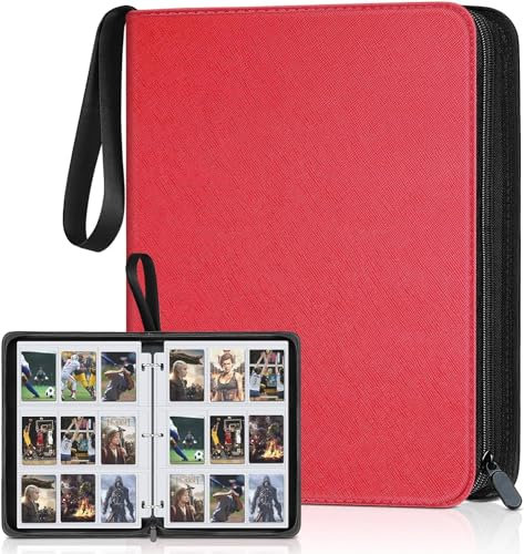Sammelkarten Album für Pokemon, 9 Pocket Sammelalbum Karten mit 900 Kartenkapazität, TOOSOAR Wasserdichte Karten Sammelalbum für Pokemon
