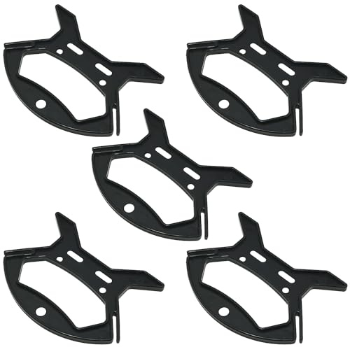 FMHXG 5PCS Nylon Rope Winder with No Rope Included 11.2x9.1cm Cord Organizer Power Strip Cord Reel Suitable for Organizing String Lights Charging Cables Fishing Lines Black