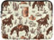 Retro Cowboy Pattern Laptop Sleeve Case Notebook Computer Cover Briefcase Tablet Laptop Bag for 13-14 inch