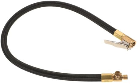 LALADEFIEE Car Inflation Pump Pipe Extension Tube 50cm Quick Clamp and Deflation Function, Air Compressor Pump Extension Hose Compatible Car and Bicycle Tires