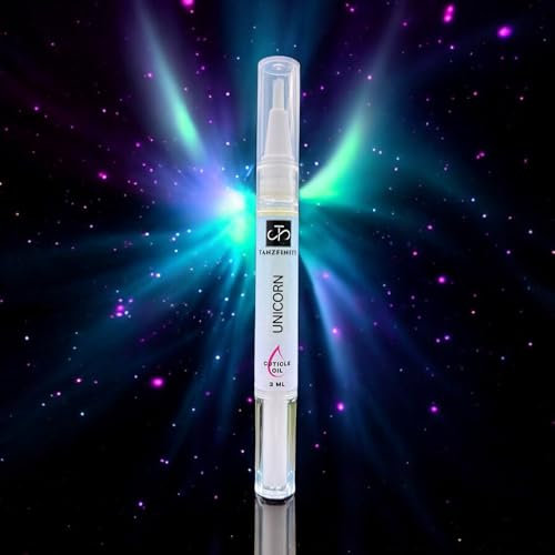 Tanzfinity Unicorn Moisturising Nail & Cuticle Oil Pen Jojoba Seed Oil Argan Oil Vitamin E Hand & Nail Treatment Nail Oil Pen 3ml