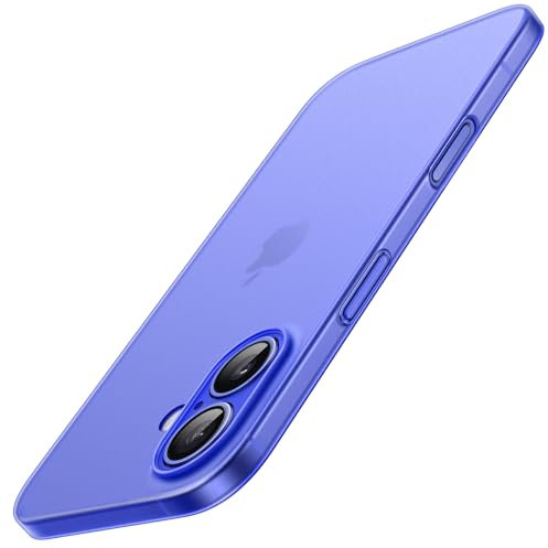 JETech Ultra Slim Case for iPhone 16 Plus 6.7 Inch, Camera Lens Full Protection, Lightweight Matte Finish PP Hard Minimalist Cover (Ultramarine)
