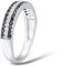 KJHFD Women's Jewelry Ringe für Frauen, Reiner schwarzer Spinell, weißer Zirkonia, täglicher edler Schmuck jewlery