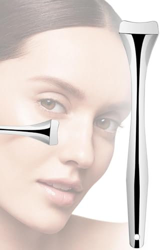 Rascador de poros, espátula facial para limpiar la piel, espátula facial plateada para poros nasales, herramienta de limpieza de poros, herramienta de eliminación de suciedad, raspador de espinillas