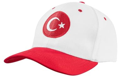 Cawila Türkei TFF TFF Türkei Cap weissrot, one Size Ohne Geschlecht