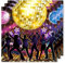 ParPix 20 Stück Disco Party Servietten, 33x33cm Geburtstag Servietten Disco Bunt, Servietten Discokugel, 70er 80er 90er Party Papierservietten, Discokugel Party Servietten, Disco Servietten Geburtstag