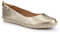 Lightweight Leather Pumps - Gold Size 5