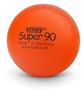 Volley Softball Super Orange – 9 cm Durchmesser – Weicher Schaumstoffball – Leicht – Griffig – Made in Germany