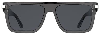 Calvin Klein Unisex Adult Sunglasses CK26505S - Transparent Gray with Solid Smoke Lens