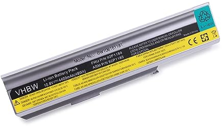 vhbw batteria compatibile con Lenovo 3000 C200 8922, 3000 N100 0689, 3000 N100 0768, 3000 N200 laptop, notebook (4400mAh, 10,8V, Li-Ion)