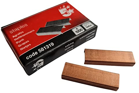 5 Etoiles Agrafes 8/4 en Boite de 1000