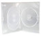 Media Replication - Custodia per CD / DVD / BLU RAY 14 mm per 3 dischi, confezione da 10, colore: Trasparente