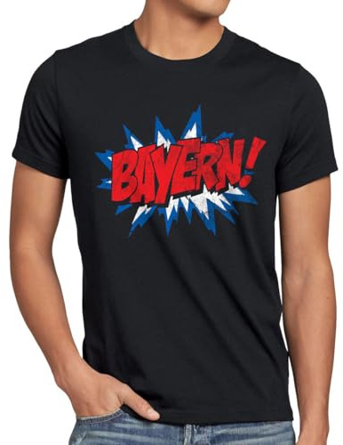 style3 Bayern! Fan T-Shirt Herren München Fußball Oktoberfest