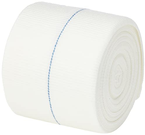 Tubifast 2438 Schlauchbinde aus elastischer Viskose, 10 m Rolle, groß, blaue Linie, 7,5 cm