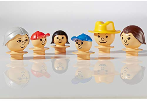 mobilo, MOB127 Mobilo Figurehead, 6 Pieces, red, blue, yellow