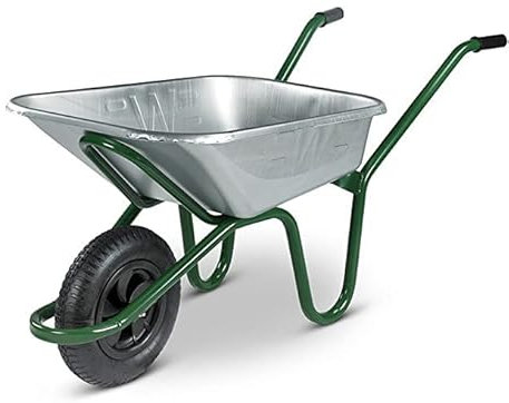 Bristol Tool Company Galvanised Endurance Wheelbarrow- Solid Wheel