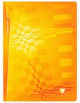 Clairefontaine - Cahier piqué 24 x 32 cm 48 pages Seyès grands carreaux - ORANGE