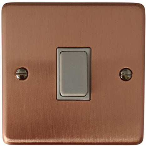 Rose Gold Light Switch (1 Gang/White Switch) - CRG1W
