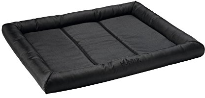 HUNTER Vermont Hundematte, Polyester, robust und schmutzabweisend, gepolstert, 60 x 40 cm, schwarz