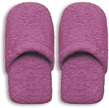 Excelsa Caldo Pantofole da Bagno Donna, Spugna, Lilla, 27.5 X 11 X 3 Cm