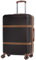 Amazon Basics - Hochwertiger Hartschalen-Trolley „Vienna“, mit Schwenkrollen, 68 cm, Schwarz