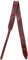 PRS Guitars Premium Leder 5,1 cm Gurt bestickt Vögel Burgund (ACC-3167)