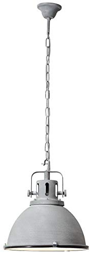 Jesper Pendelleuchte 38cm Glas grau Beton