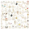Julie Wang 20 Pieces White Enamel Paint Gold Metal Charms Bulk Earrings Bracelets Necklaces Pendants Craft Findings DIY Arts Projects Jewellery Making Accessories