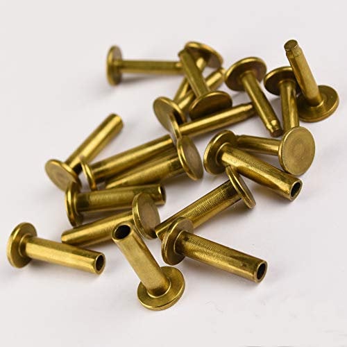 Cutlers Rivet Brass 8.5mm x 16mm (10)