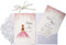 KUCHYNEE 20x Weiße Hochzeitseinladungskarten mit Perle lasergeschnittenem Flora und Umschlägen für Brautduschen Verlobungs Geburtstags Abschluss (20 Stück)
