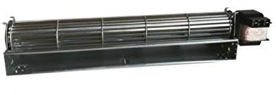 Ventola tangenziale lunghezza totale: 440 mm, dimensioni bocchetta: 364x40 mm, per stufe a pellet FERROLI, LINCAR, OLIMPIA SPLENDID