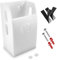 Mobilefox Soporte de pared para mando a distancia universal de TV, aire acondicionado, color blanco