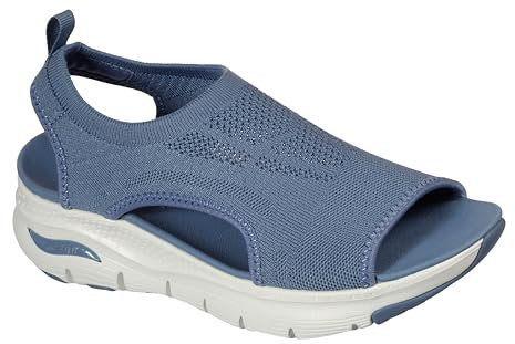 Skechers Arch Fit City Catch Sandales pour femmes, ardoise, 35 EU