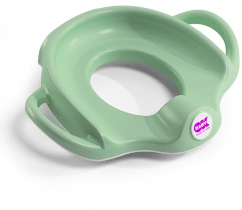 OKBABY Sofa - Réducteur de Toilette pour Enfants avec des Bords Antidérapants - Poignées Larges et Surélevées pour Stabilité Maximale - Vert 39261200